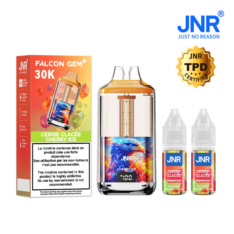 JNR Falcon GEM+ 30K - 20mg - Cherry Ice