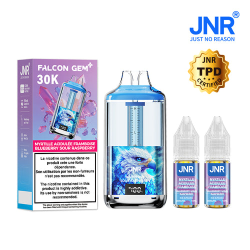JNR Falcon GEM+ 30K - 20mg - Blueberry Sour Raspberry