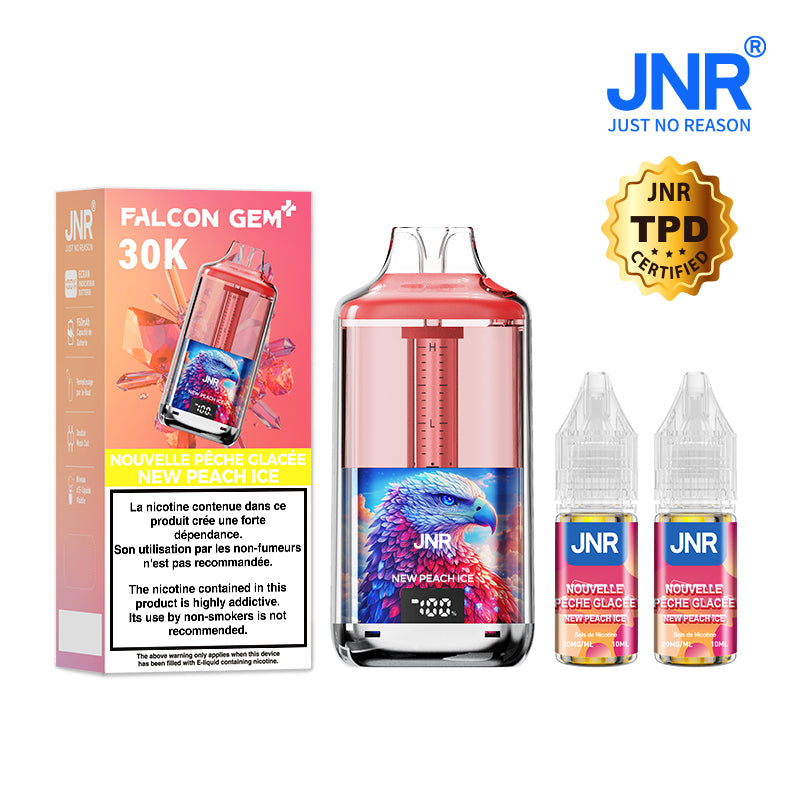 JNR Falcon GEM+ 30K - 20mg - New Peach Ice