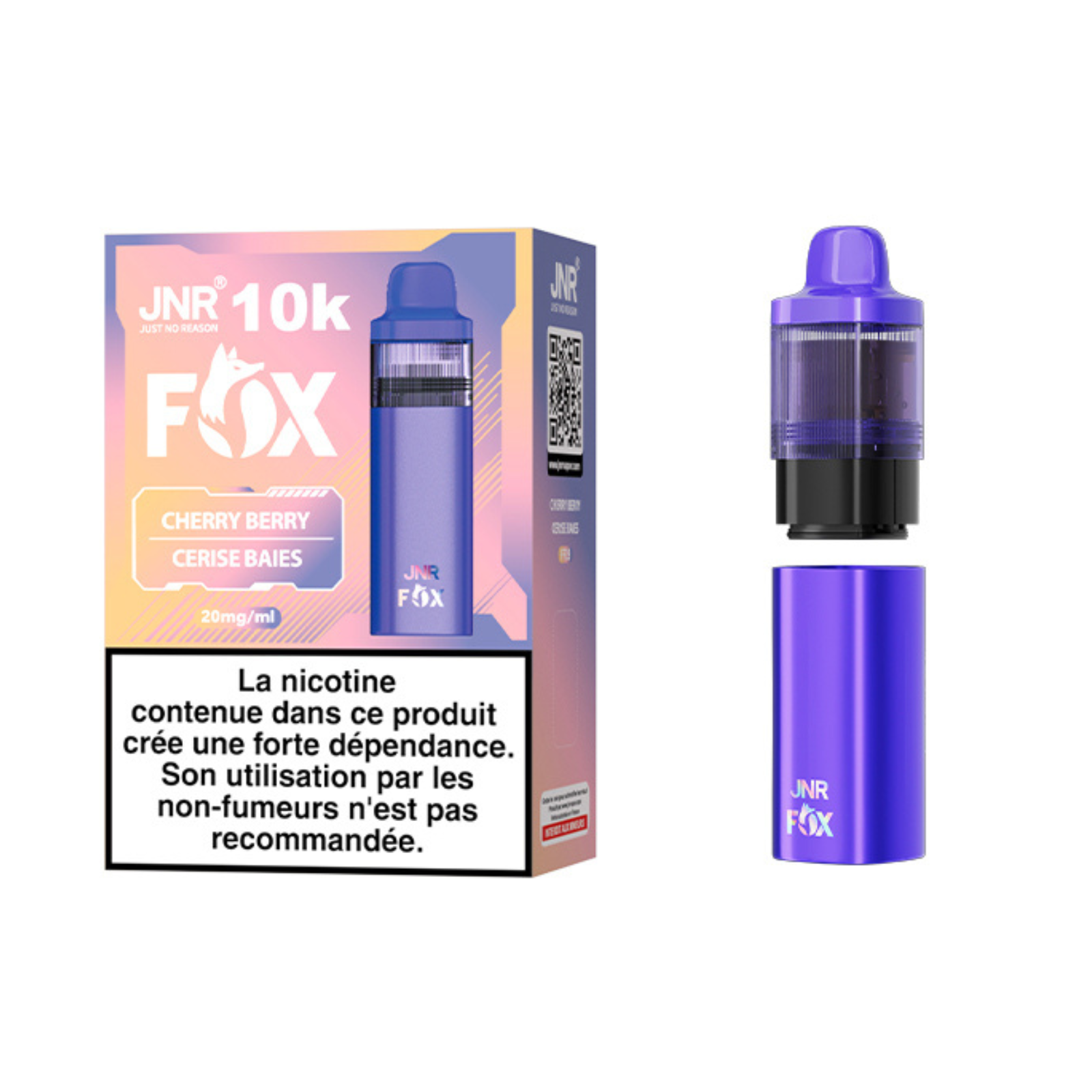 JNR Fox 10K - 20mg - Cherry Berry