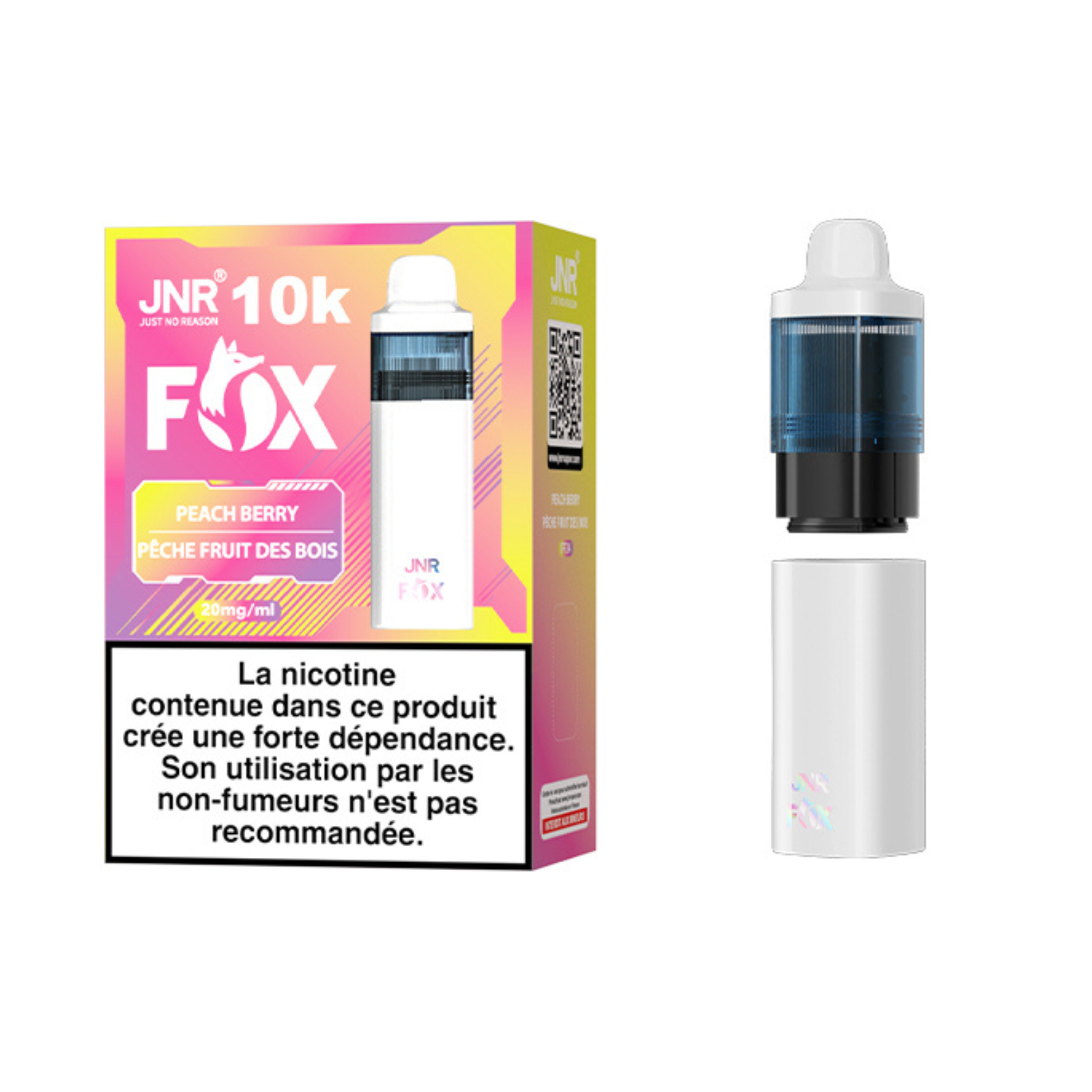 JNR Fox 10K - 20mg - Peach Berry